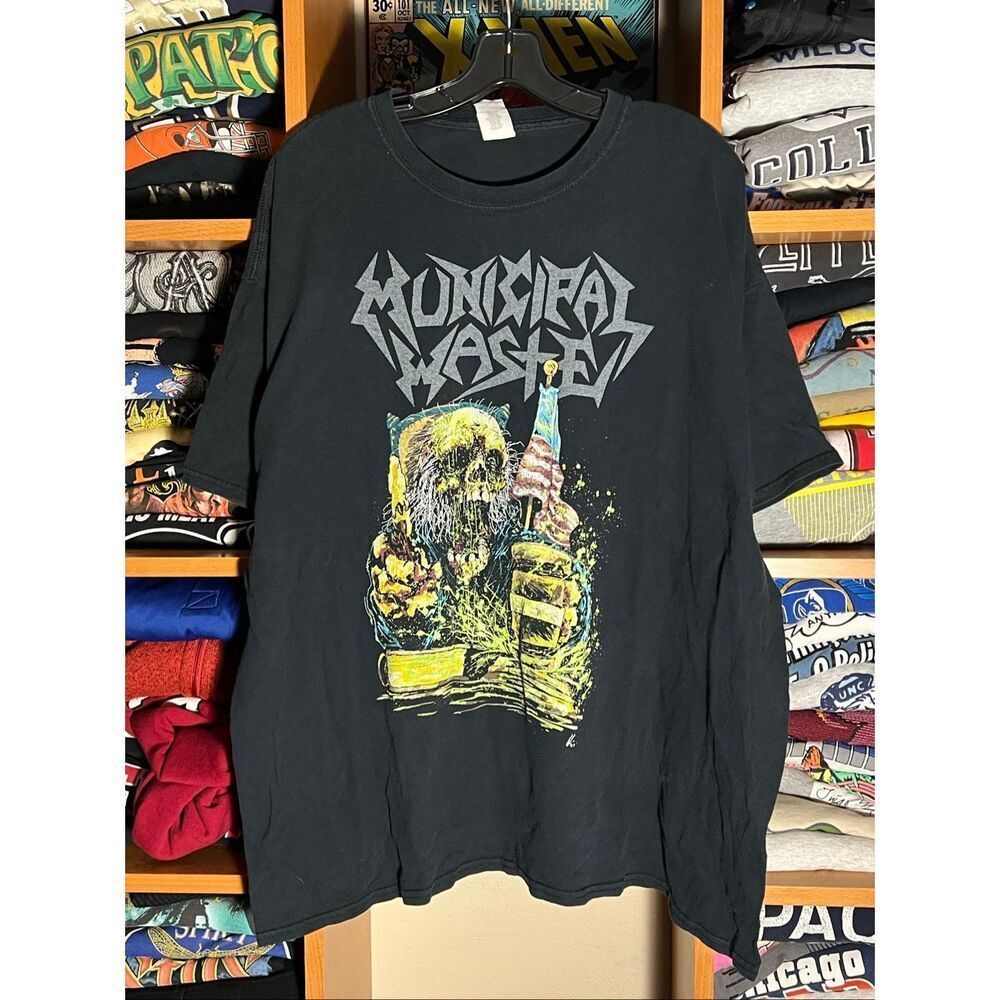 Municipal Waste Goth Metal Black Band Tee - Picture 1 of 6